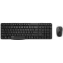 Conjunto de teclado y ratón Rapoo X1800S Office RF Wireless QWERTZ alemán negro