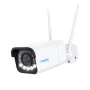 Reolink W430 - Cámara exterior 4K, Wi-Fi 6 de nueva generación, zoom óptico 5x, detección de personas/vehículos/animales, visión nocturna en color