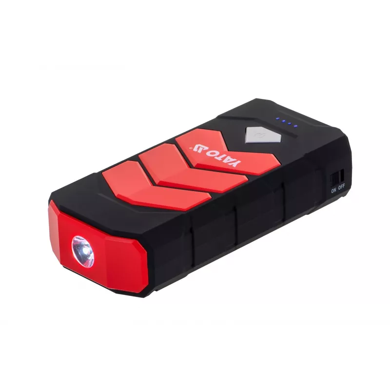 Arrancador de coche YATO YT-83081 power bank para coche 9000 mAh 9000 mAh negro, naranja