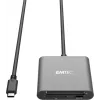 Lector de tarjetas Emtec ECCAREADT610C USB 3.1 gris