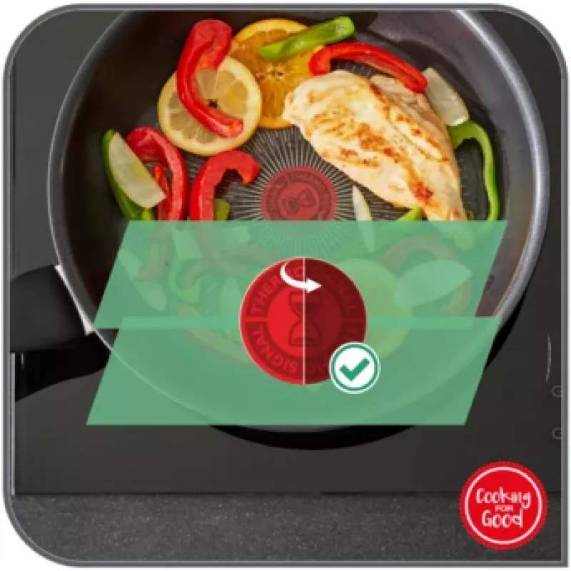 Sartén Tefal Easy Plus B5690653, sartén polivalente redonda