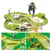 Gran circuito de carreras, Dino Park Extralink Toys, coche, dinosaurios, parque de dinosaurios, XXL, 271 piezas