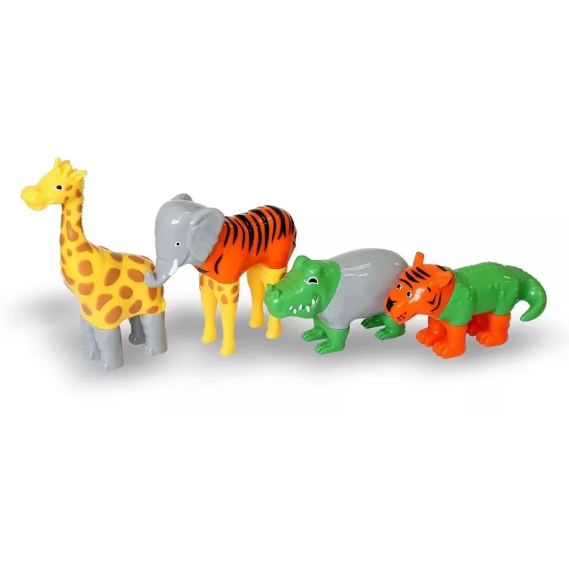 Popular Playthings Magnetic Mix or Match Animals multicolor