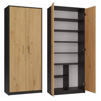 Estantería Topeshop OLIV 2D ANT/ART KPL