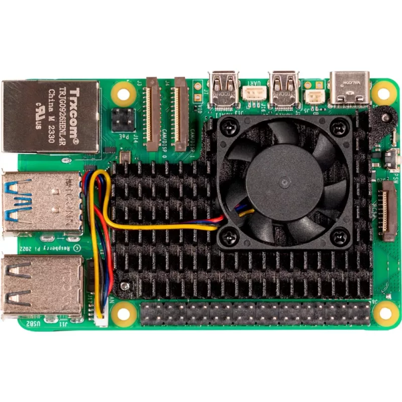 Joy-IT RB-heatsink5 set de disipador negro (RB-heatsink5)