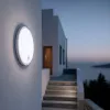 Lámpara LED con sensor PIR MACLEAN MCE525 W — luminaria LED exterior con sensor de movimiento