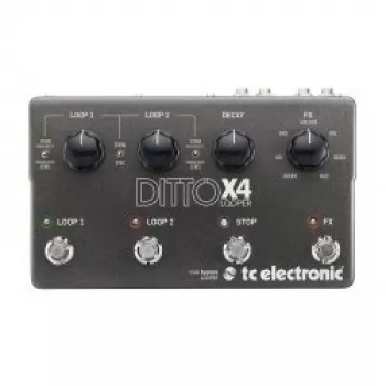 Looper TC Electronic Ditto X4 looper de 2 pistas, 60 minutos de tiempo de loop