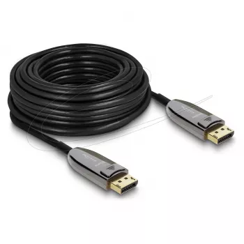 DELOCK Cable óptico activo DisplayPort 2.1 8K 60 Hz 40 Gbps 15 m
