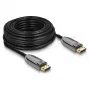 DELOCK Cable óptico activo DisplayPort 2.1 8K 60 Hz 40 Gbps 15 m