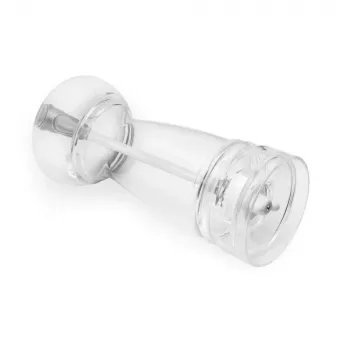 Set de molinillos de sal y pimienta Salter BW12949EU7, cuerpos transparentes, molienda manual