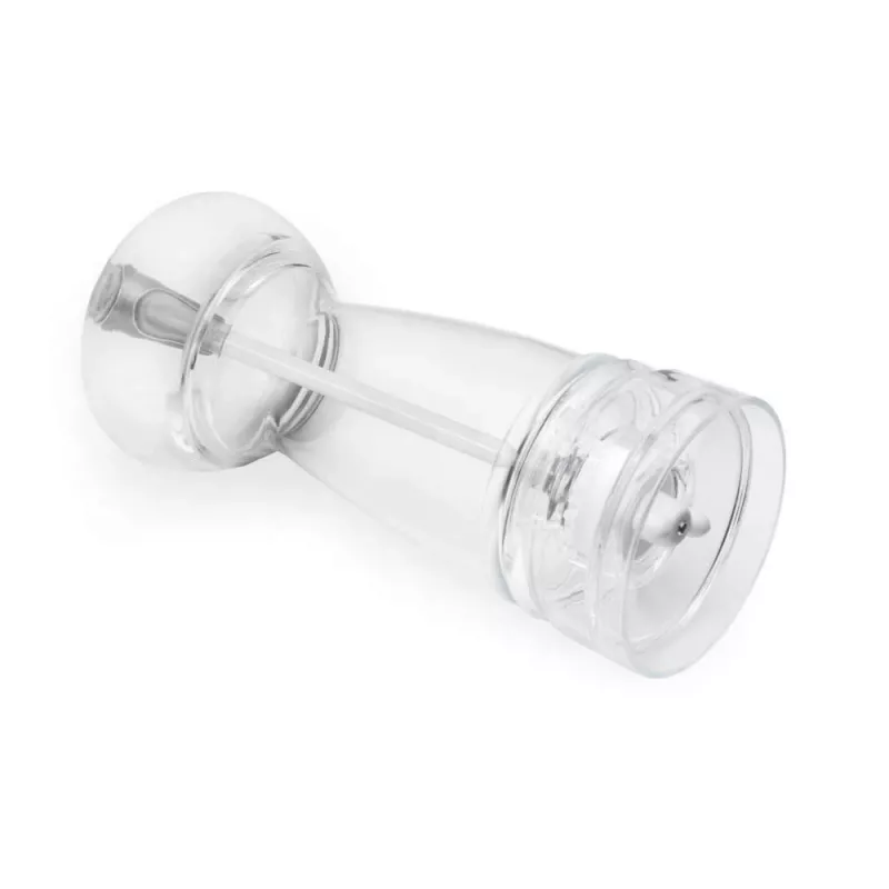Set de molinillos de sal y pimienta Salter BW12949EU7, cuerpos transparentes, molienda manual
