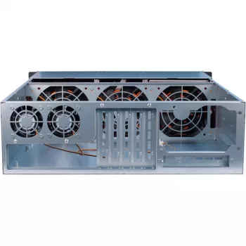 Inter-Tech 3U-30255 rack negro, acero inoxidable