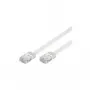 Cable de red plano CAT 5e Wentronic Goobay, U/UTP, blanco, 20 m - mezcla de cobre CCA (93365)