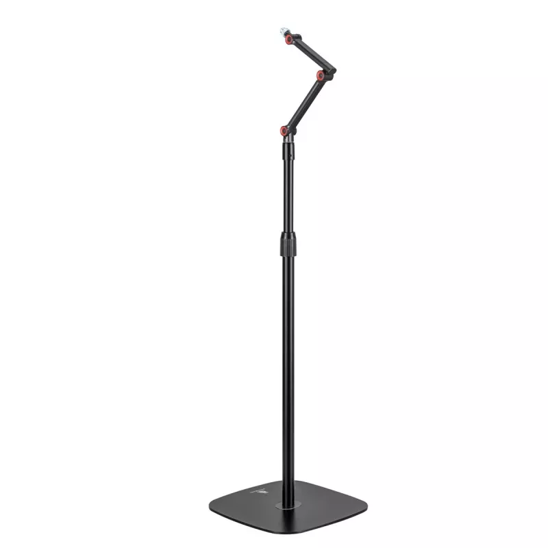Pie de micrófono MACLEAN MC-337 altura ajustable 626–1694 mm, capacidad de carga 1 kg