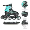 Patines 2IN1 Nils Extreme NH18190 negro/azul talla M (34-38) con patines de hockey intercambiables