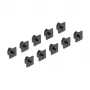 DeLOCK Tapa antipolvo RJ10 conector hembra con bloqueo 10 uds. negro
