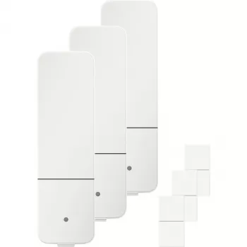 Sensor de contacto de puerta/ventana II [+M] de Bosch Smart Home – detector de apertura, blanco, pack de 3