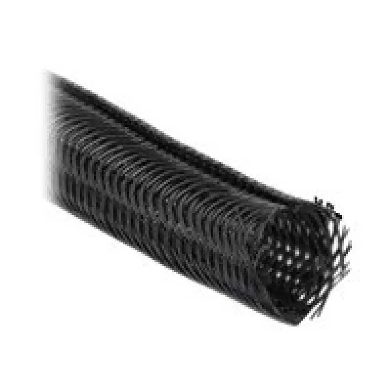 Funda trenzada DeLOCK 19046 10 m x 19 mm negro