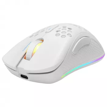 Ratón gaming Deltaco GAM-120-W RF inalámbrico USB Type-C