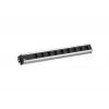 Alargador eléctrico Bachmann 300.001 2 m 9 tomas AC, interior, negro, gris