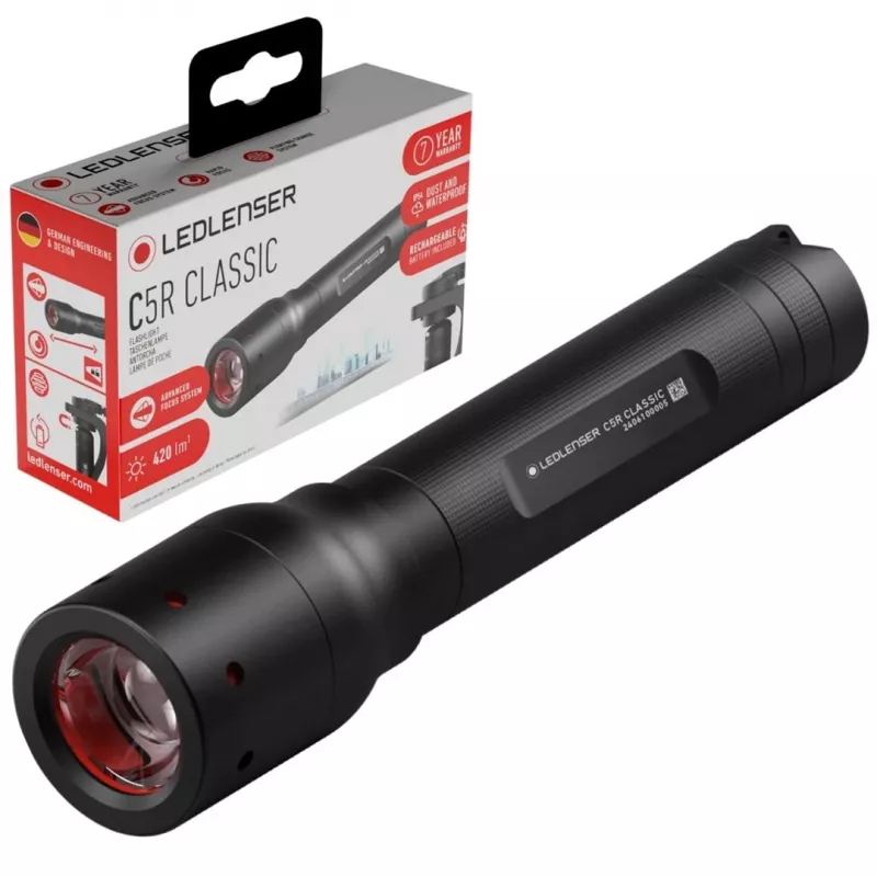 Linterna Ledlenser 503151 negra linterna de mano LED