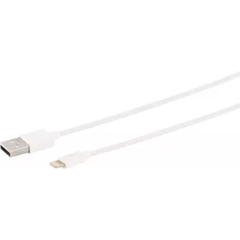Cable Lightning S/CONN 14-12043 2 m blanco USB A
