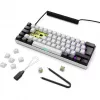 Sharkoon SGK50 S4 teclado Home USB QWERTZ alemán blanco RGB LED 60%
