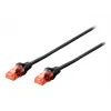 Cable de parcheo Digitus CAT 6 U/UTP LSZH DK-1617-0025/BL