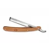 Navaja de afeitar Böker Solingen Barberette Olive – 140902, mango de madera de olivo, hoja fija