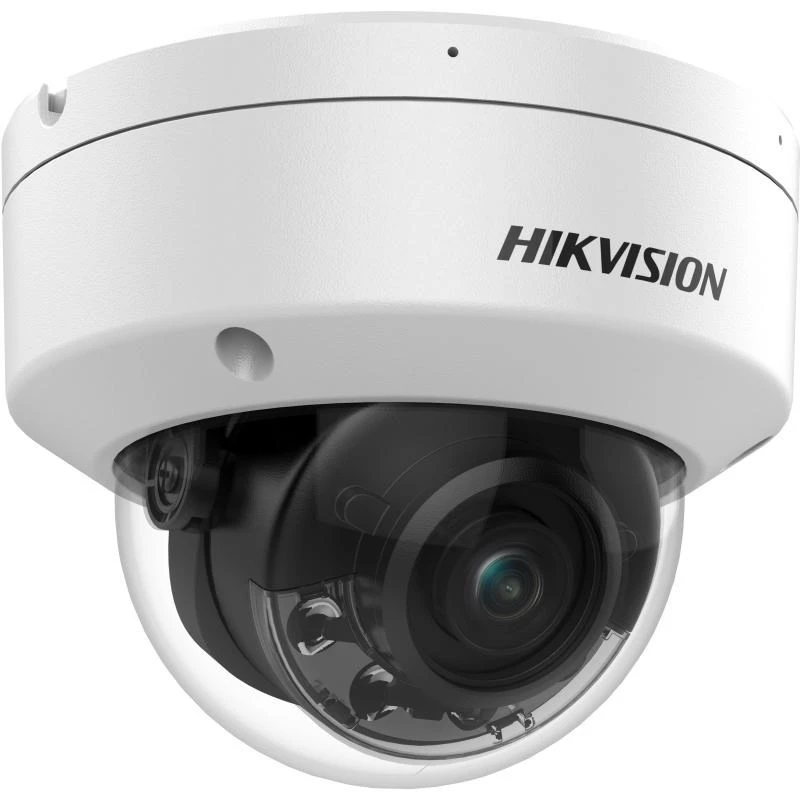 Cámara IP fija mini domo Hikvision DS-2CD2187G2H-LISU(2.8mm)(eF) 8 MP Smart Hybrid Light con ColorVu