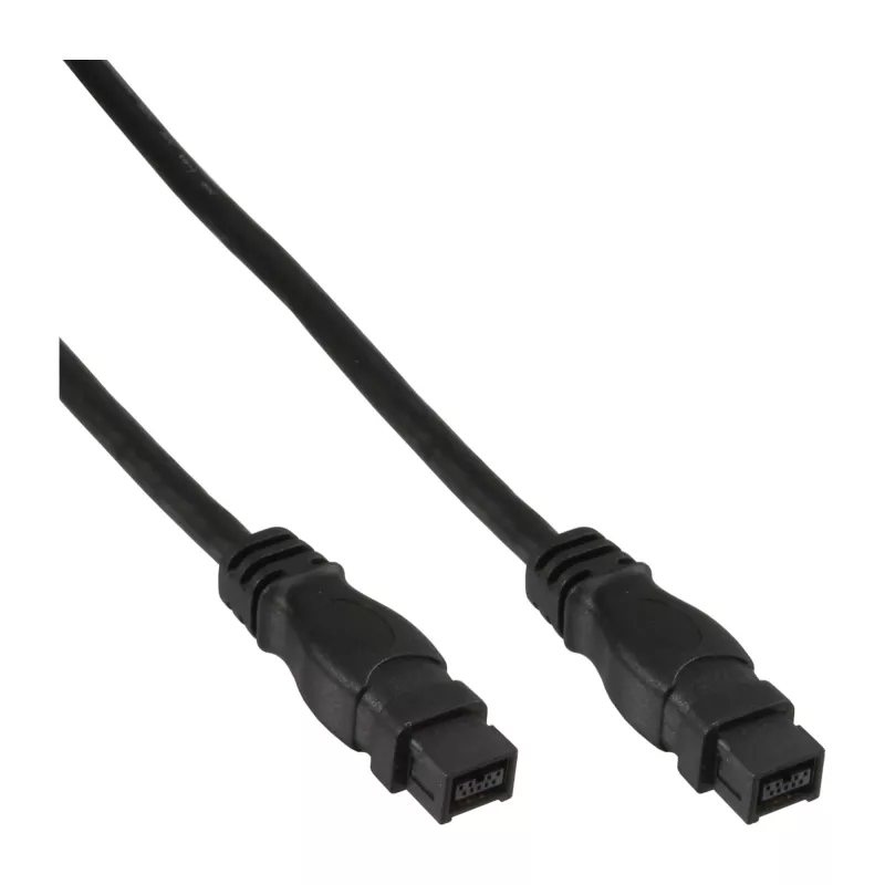Cable FireWire 800 InLine 39902 1,8 m conector/conector negro