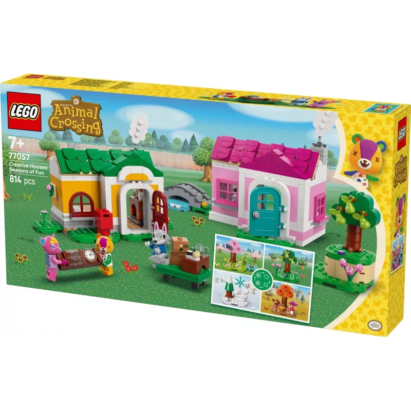 Juguete de construcción LEGO 77057 Animal Crossing Kreative Häuser Jahreszeiten voller Spaß Set