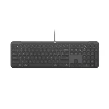 Teclado USB con cable Logitech 920-013331 — graphite, distribución nórdica