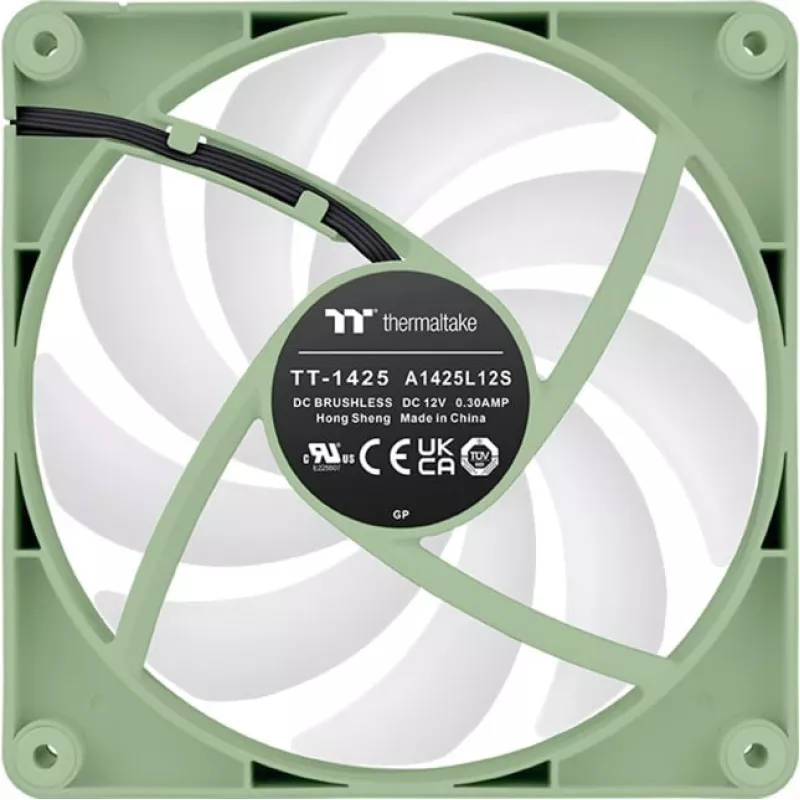 Thermaltake CT140 Reverse ARGB Sync Matcha Green Ventiladores de caja de 140 mm, pack de 2 (CL-F201-PL14MG-A)