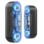 Calefactor eléctrico portátil Ocoopa UT4103 — calentador de manos recargable, 4 niveles de calor, 10000 mAh, aluminio, azul