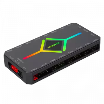 Gamemax | Mando a distancia | V4.0 ARGB PWM HUB BK | Negro | Gamemax