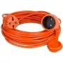 Alargador enrollable VERTEX PZO10M3x2.5POM — cable naranja de 10 m, 2 conductores (3x2,5 mm), conector hembra Type-E, IP44, 6 A, 230 V