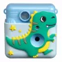 Denver KPC-1363BU Cámara de impresión instantánea infantil Dino con impresora térmica, 20 MP, azul