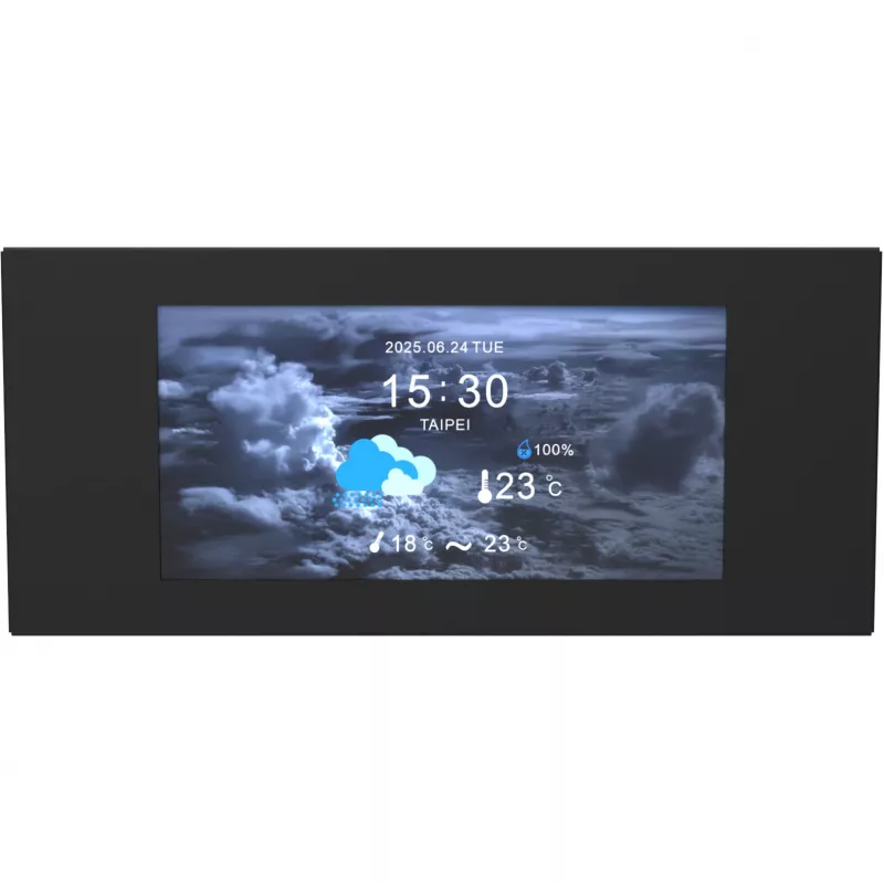 Kit de panel LCD Thermaltake View 600 TG 6,0 pulgadas negro — módulo de pantalla interno para carcasas de PC