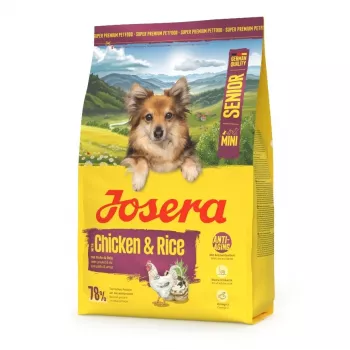 Pienso seco para perros JOSERA Mini Senior Chicken & Rice 3 kg para perros senior pequeños