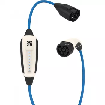Wallbox móvil 16A 10m Pure (Blanco, 11 kW, cable de 10 metros, Wi-Fi + Bluetooth)