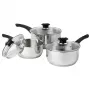 Juego de baterías de cocina Russell Hobbs RH00542EU7 — 3 piezas antiadherentes, aptas para lavavajillas