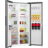Gorenje HZF55082 NRS917E41XWD G400, Independiente, Puerta americana, Gris, 2 puerta(s), Táctil, LED