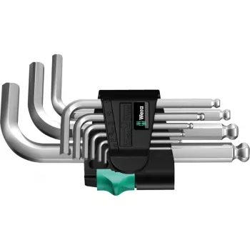 Wera 05133163001 Llave hexagonal en L hexagonal métrica 9 piezas