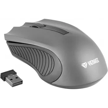 Ratón inalámbrico simétrico 2,4 GHz, 3 botones, alcance 10 m