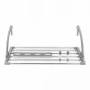Estante auxiliar Jata HTEN2402 de polipropileno y acero inoxidable plegable 58×32×4,7 cm