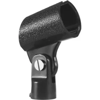 Soporte de pinza Omnitronic MCK-X1 – soporte de micropinza flexible para micrófonos y dispositivos pequeños