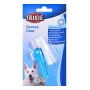 Cepillo de dientes dental para dedo Trixie 2550 — tecnopolímero, 60 mm de altura, pack de 2, para gatos y perros