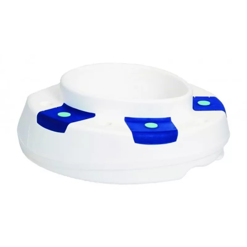 Elevador de inodoro HERDEGEN CLIPPER 500400 — elevación de altura ajustable, polipropileno, 110 mm de altura, carga máxima 185 kg