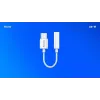 Adaptador de audio USB Type 3.1 C (M) – Jack 3.5mm (H) Blanco SAVIO AK-51
